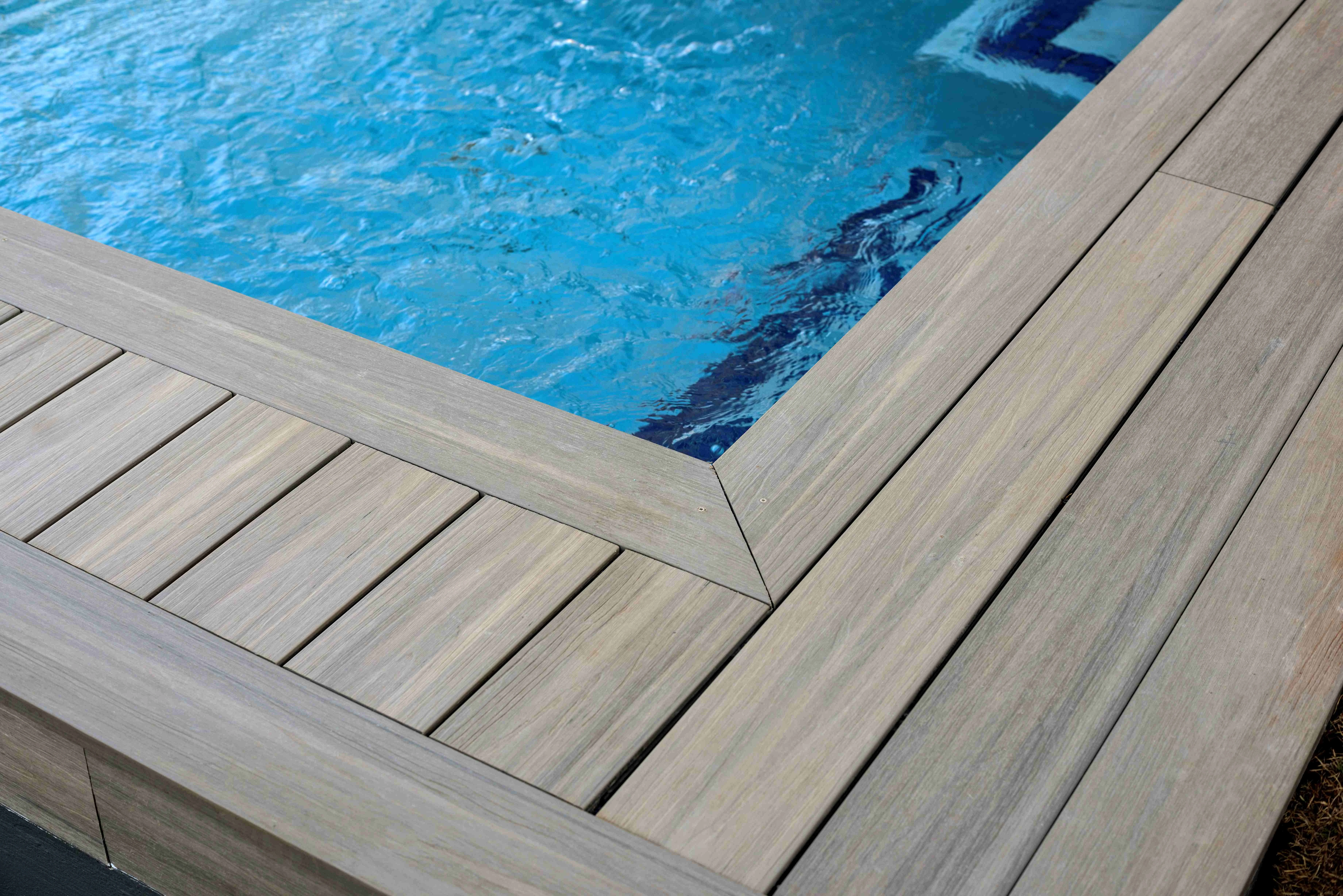 Composiet Vlonderplank 2.3 x 13.8 cm (23 x 138 mm) Ronde Kamer Multigrey Light - Lengte 300 cm - Afbeelding 7